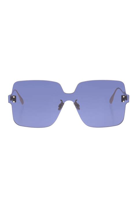 dior quake 1|Color quake 1 oversized sunglasses Dior Blue in Plastic .